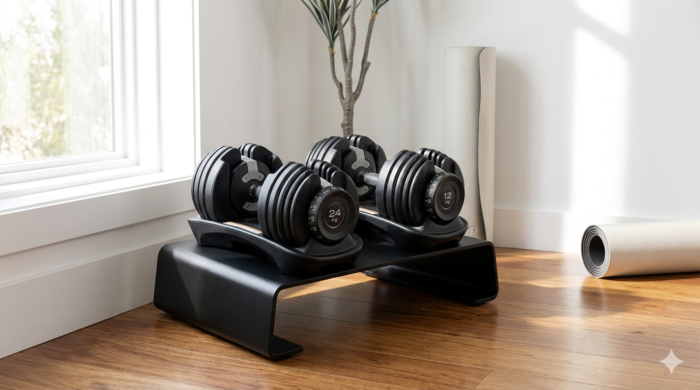 adjustable dumbbell set – £120 adjustable dumbbell set – £120